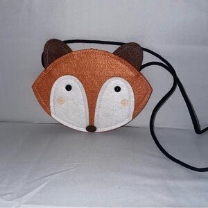 Purse Handmade Bag Kids Crossbody Fox Face Single Pocket Children's Animal Purse